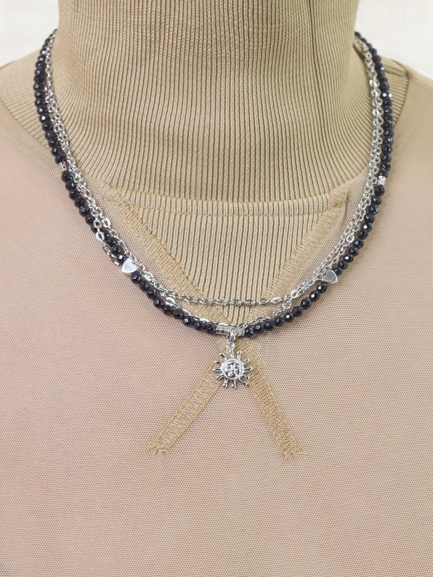 Колье серебристое VIRGINIE 2390-3239