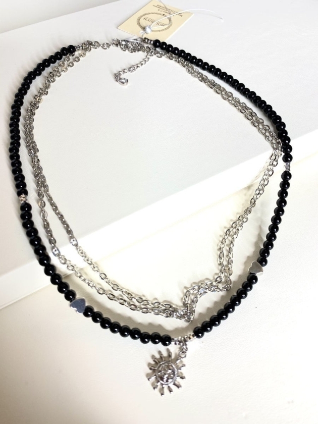 Колье серебристое VIRGINIE 2390-3239