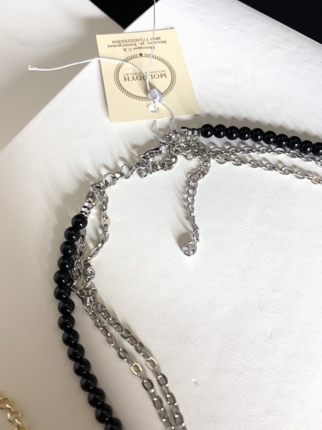 Колье серебристое VIRGINIE 2390-3239